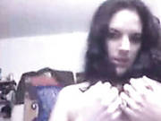 Nasty Black Head Fingers Her Wet Pussy And Plays With Nice Tits Ardently