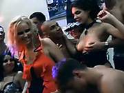 Kinky Chick Sucks A Dick For Cum Ardently At The Halloween Party