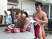 Plain Japanese Chick Mari Yamada Fucking In The Office