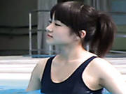 Mesmerizing Japanese Cutie Yazapai Swims In A Pool In Sultry Bikini