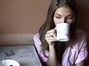Charming Girlie Takes A Shower And Gets Ready To Please Her Horny Boyfriend