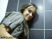 Amateur Couple Fucking In The Public Toilet Room