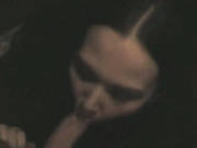 Cock Hungry Chick Gives A Blowjob In The Dark Room