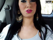 Darkhead Slut Is Having Fun In A Car