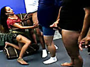 Nasty Indian Mom Sucks Several Dicks In A Row