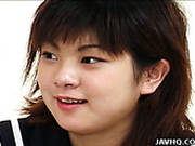 Chubby Face Yuki Makino Gives A Head On Cam