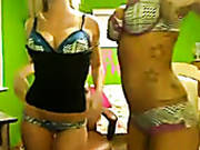 Bootylicious Sluts Striptease On Webcamera Showing Their Tits