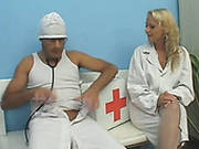 Sextractive Nurse Hops On A Meety Cock Of Doctor