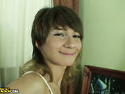 Wild Russian Teen Nastia Teabagging Sweaty Balls Of Her Boyfriend
