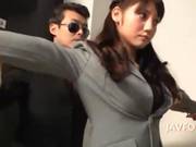 Busty Asian Office Lady Loves Nipples Sucking