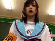 School Babe Is Teasing And Does It So Well 