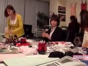 Group Of Sexy Ladies Are Having Fun In The Office 