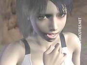 Sexy 3d Hentai Babe Tease A Dude