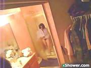 Spying On An Army Wife Taking A Shower