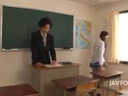 Sucking On The Dick And Teacher Gets Even Hornier 