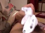Jerking Real Fucking Well On The Dudes Hard Pecker 