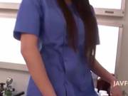 Japanese Doctor Sucking Her Patients Hot Cock