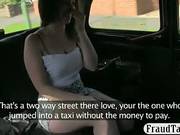 Amateur Flashes Her Big Tits And Ripped For A Free Fare