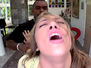 She Screams Out Her Orgasm As She Gets Pounded Hard In The Hall