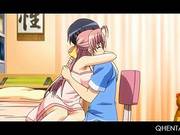 Big Boobed Hentai Maid Showing Cunt Upskirt And Riding Cock