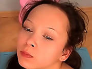 Brunette Babe Getting Fucked By Large Cock