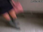 Eurobabe Vicktoria Flashes And Drilled With This Perv Dude