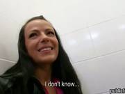 Czech Girl Kristyna Pounded In Stores Bathroom For A Few Bucks
