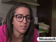 Stepmom Milf Helps Hot Teen Couple To Have A Better Sexlife