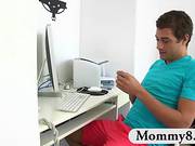 Teen Uses Her Milf Stepmom To Seduce A Boy And They End Up In A Threesome