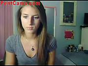 Webcam Hottie Airs Her Little Pussy Out