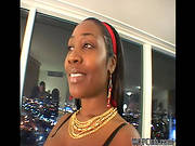 Sweet Ebony Receives Intense Pleasure