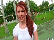 Teen With Shaved Cunt Enjoys Deep Penetration