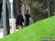 Sexy Brunette Gets Fucked In Public