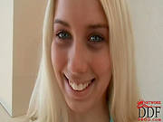 Naughty Blonde Enjoys Posing