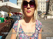 Blonde Gets Seduced In Public