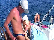 Naughty Blonde In Outdoor Hardcore