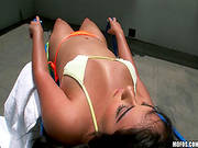 Horny Brunette Likes It From Behind