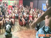Dancers Swinging Dick On Stage -5
