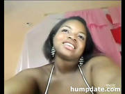 Ebony Babe With Big Boobs And Butt Teasing On Cam