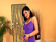 Astounding Brunette In Wild Solo