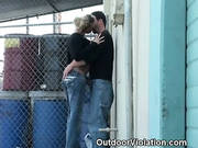 Blonde Public Doggystyle -3