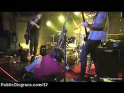 Bound Bare Babe Fucked And Vibed In Rock Concert