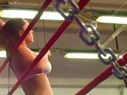 Nude Fight Club Backstage With Liza Del Sierra & Jenna Lovely