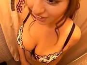 Sarah Sucks A Cock And Gets Fucked In A Dressing Room