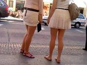 Cool Students In Mini Skirts