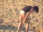 Changing At The Beach