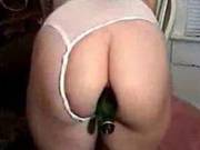 Home Made. She Fist Her Asshole With A Bottle. Amateur