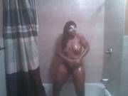 Sexy Shower Dance By A Round Ass Honey