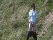 Welsh Girl On Beach