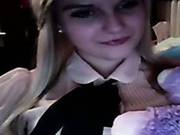 Hot Blond Finger Pussy !